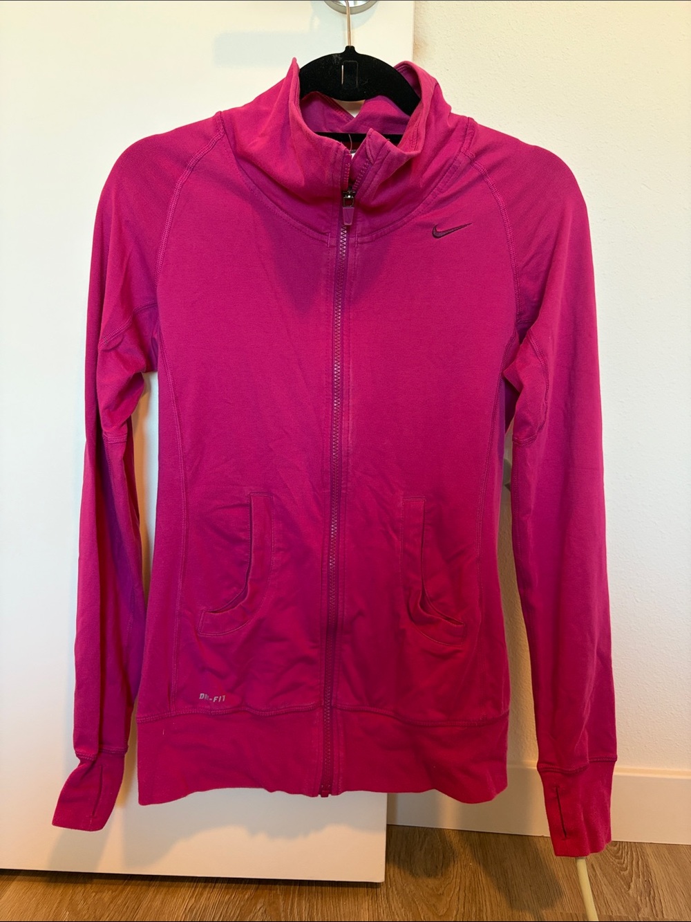 Nike Women's Fuchsia Full-Zip Utility Jacket